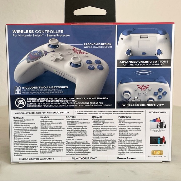 Legend of Zelda Wireless Nintendo Switch Controller - New in box - Picture 4 of 4